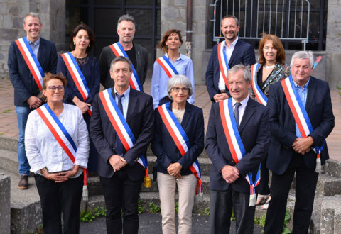 LE MAIRE ET SES ADJOINTS Mairie D Aurillac