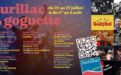 Aurillac en Goguette / du 25 au 27 juillet & du 1er au 4 août
