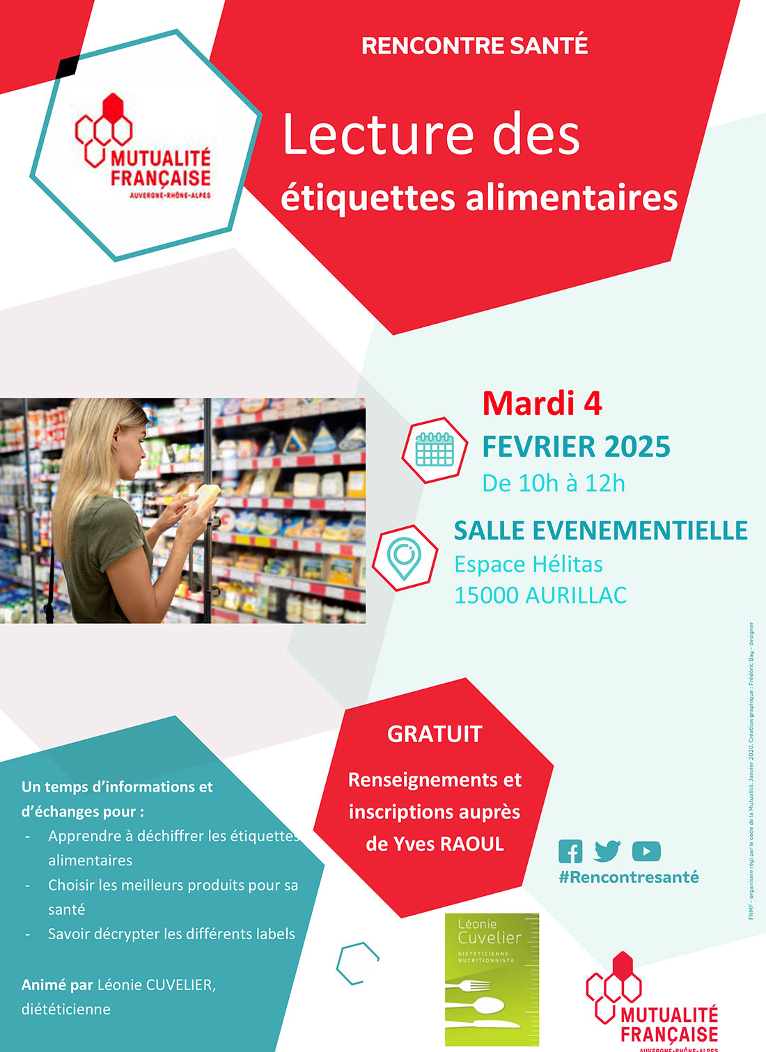 Lecture des étiquettes alimentaires